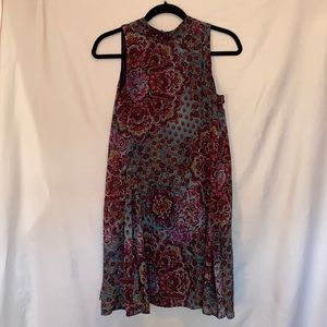 Colorful paisley shift dress, gently used.